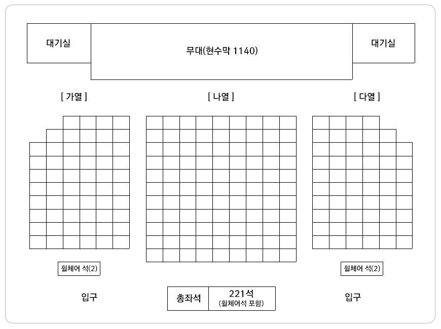 강당 안내도